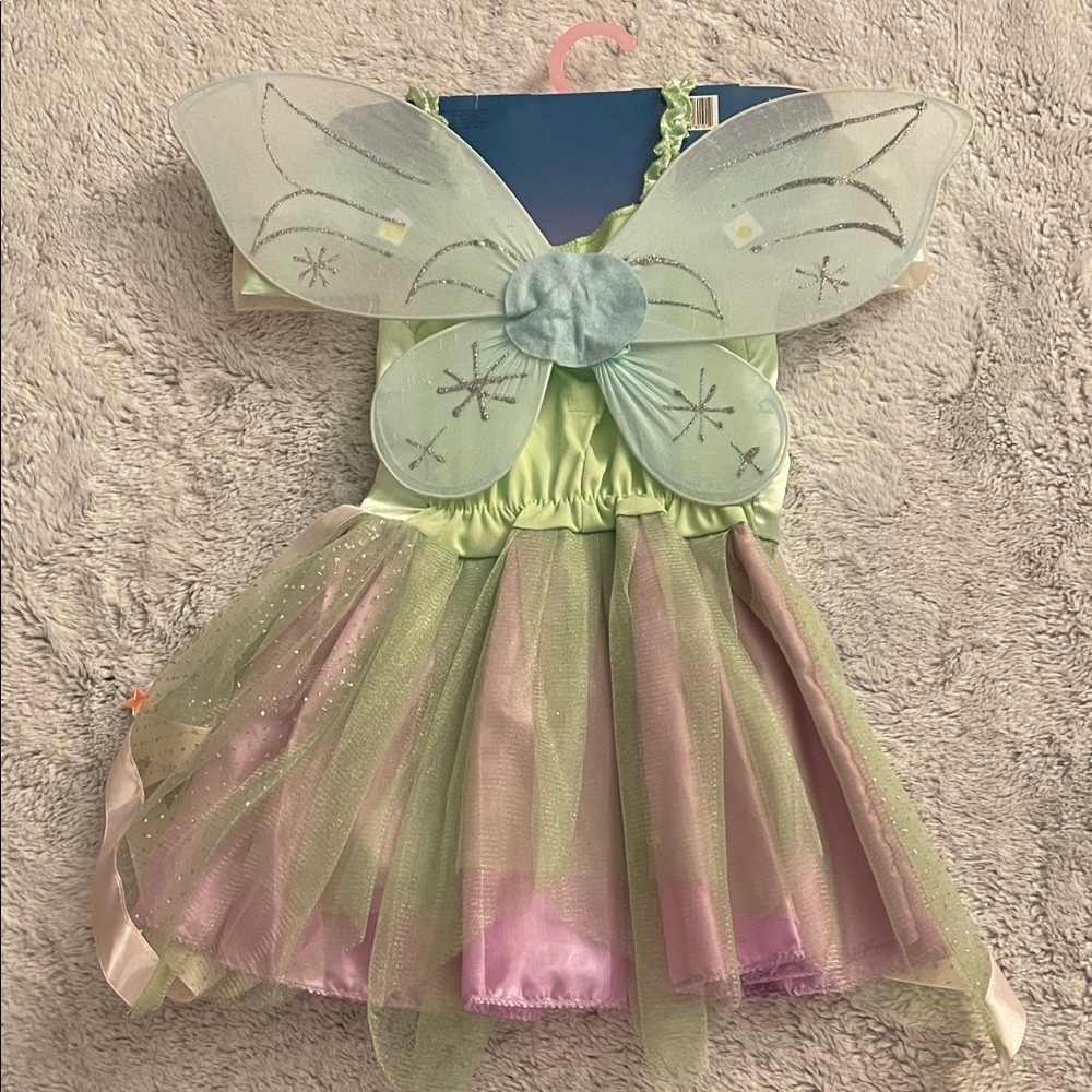 Fairy Costume for Kids - Green and Pink SZ S - Picture 4 of 7